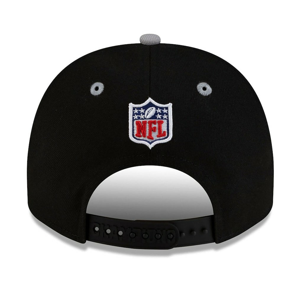 New England Patriots New Era 2025 AFC Champions Locker Room Trophy Collection A-Frame 9FIFTY Snapback Hat