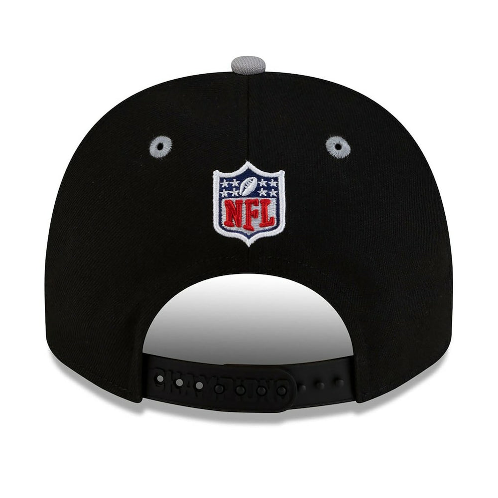 New England Patriots New Era 2025 AFC Champions Locker Room Trophy Collection A-Frame 9FIFTY Snapback Hat
