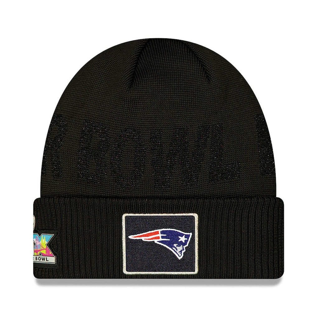 New England Patriots New Era Super Bowl LX Opening Night Cuffed Knit Hat