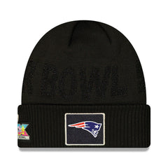 New England Patriots New Era Super Bowl LX Opening Night Cuffed Knit Hat