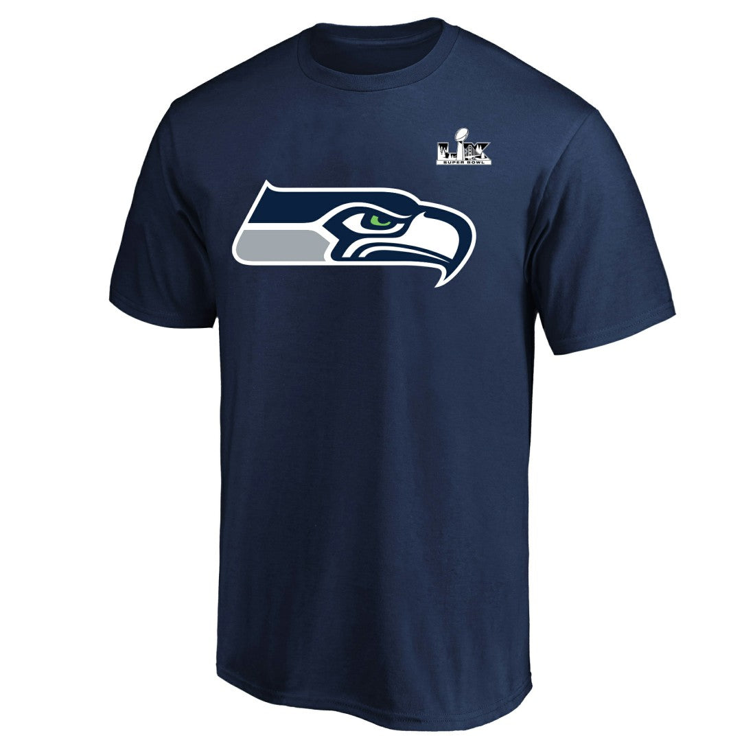 Seattle Seahawks Fanatics Jaxon Smith-Njigba  Super Bowl LX Patch Big & Tall Name & Number T-Shirt