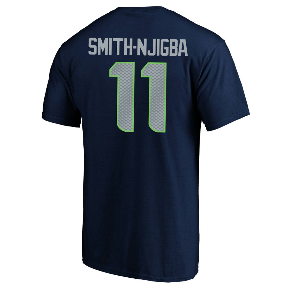 Seattle Seahawks Fanatics Jaxon Smith-Njigba  Super Bowl LX Patch Big & Tall Name & Number T-Shirt