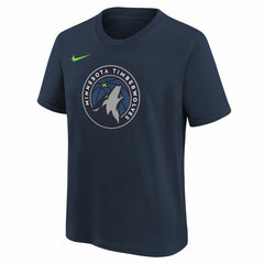 Minnesota Timberwolves Youth Team Essential Logo T-Shirt Outlet