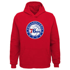 Philadelphia 76ers Outerstuff Youth Primary Logo Pullover Hoodie New