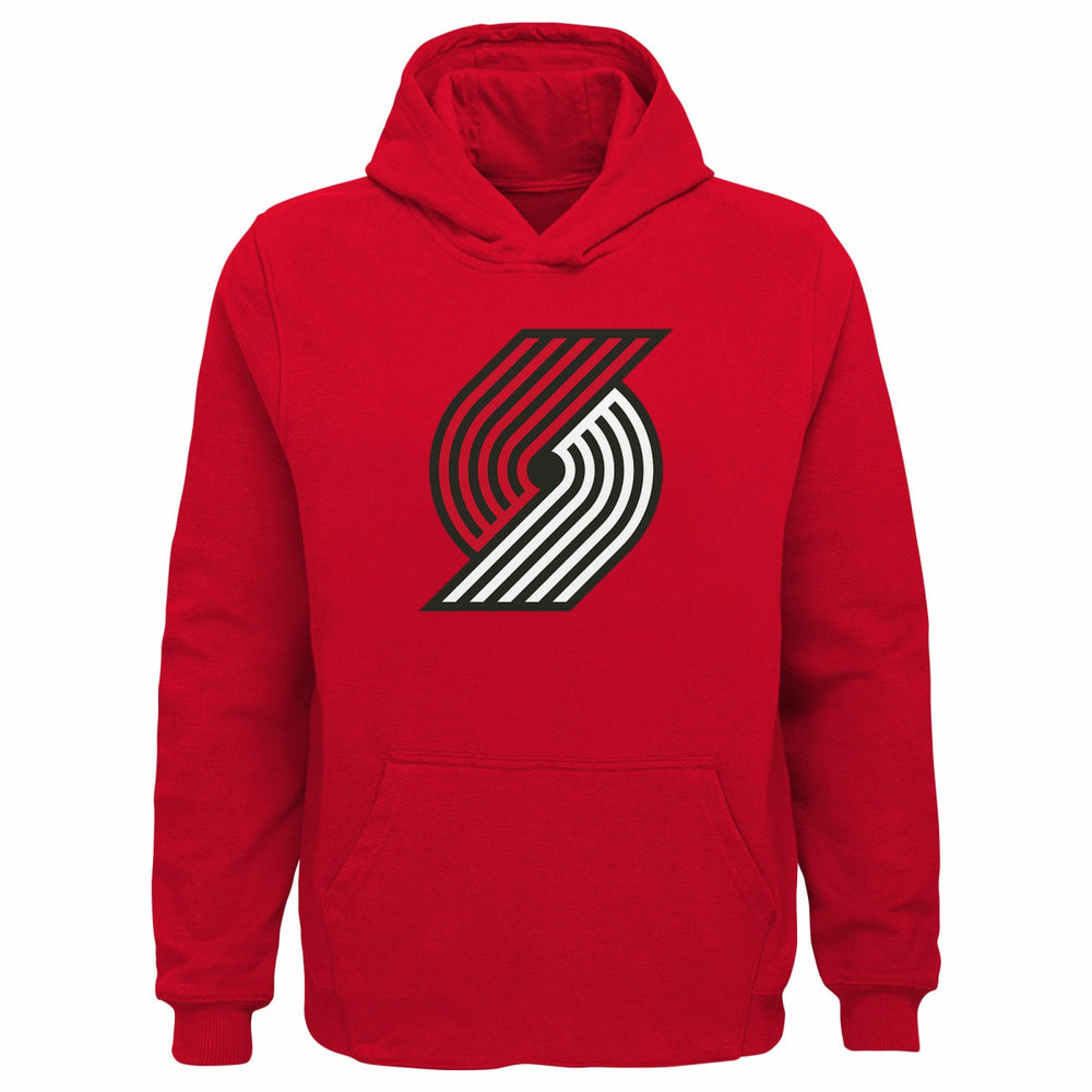 Portland Trail Blazers Outerstuff Youth Primary Logo Pullover Hoodie On Sale