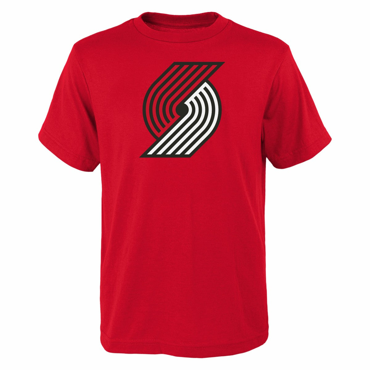 Portland Trail Blazers Outerstuff Youth Primary Logo T-Shirt On Sale