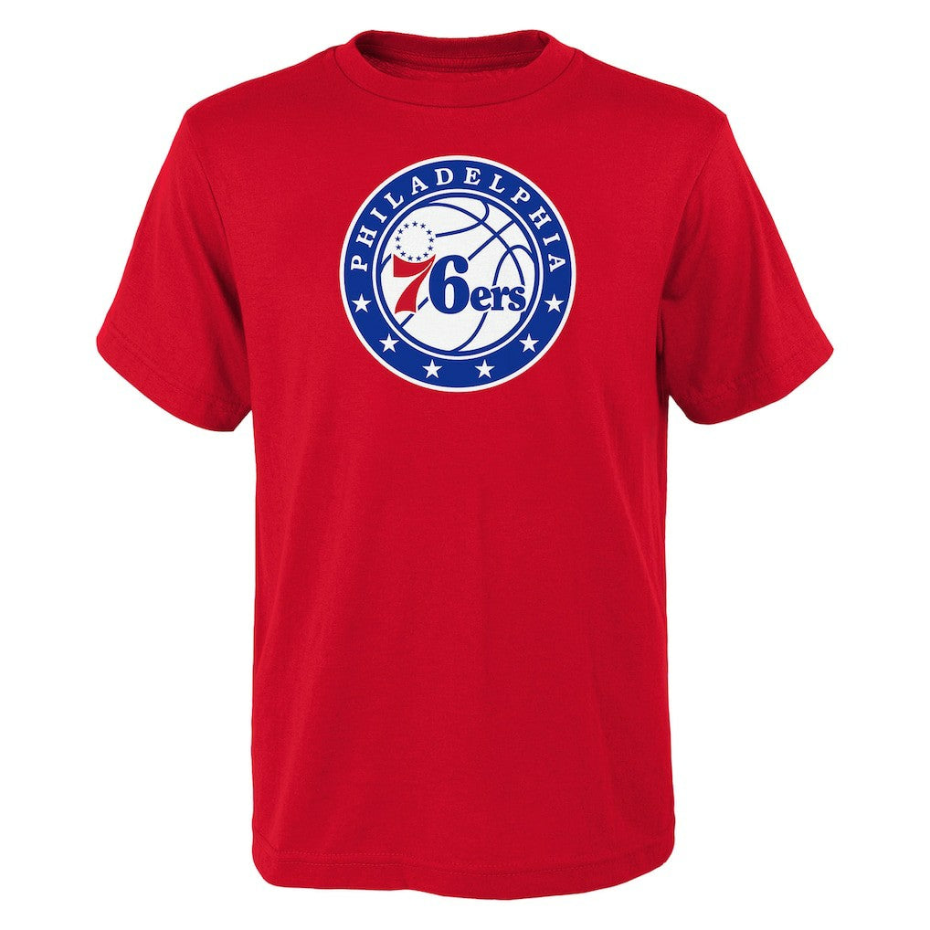 Philadelphia 76ers Outerstuff Youth Primary Logo T-Shirt Outlet