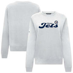 Winnipeg Jets Levelwear Women's Yvette Big Script Tri-Blend Sweatshirt Discount