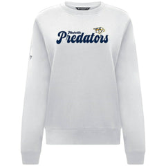 Nashville Predators Levelwear Women's Yvette Big Script Tri-Blend Sweatshirt For Sale