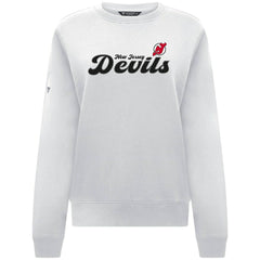 New Jersey Devils Levelwear Women's Yvette Big Script Tri-Blend Sweatshirt For Sale