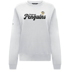Pittsburgh Penguins Levelwear Women's Yvette Big Script Tri-Blend Sweatshirt For Sale