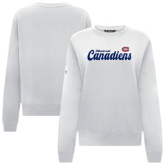 Montreal Canadiens Levelwear Women's Yvette Big Script Tri-Blend Sweatshirt Outlet