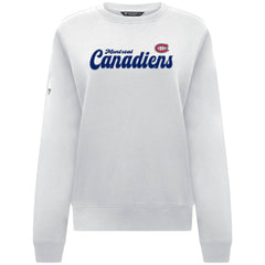 Montreal Canadiens Levelwear Women's Yvette Big Script Tri-Blend Sweatshirt Outlet