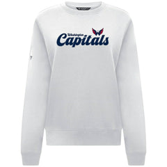 Washington Capitals Levelwear Women's Yvette Big Script Tri-Blend Sweatshirt For Sale