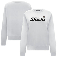 Anaheim Ducks Levelwear Women's Yvette Big Script Tri-Blend Sweatshirt Outlet