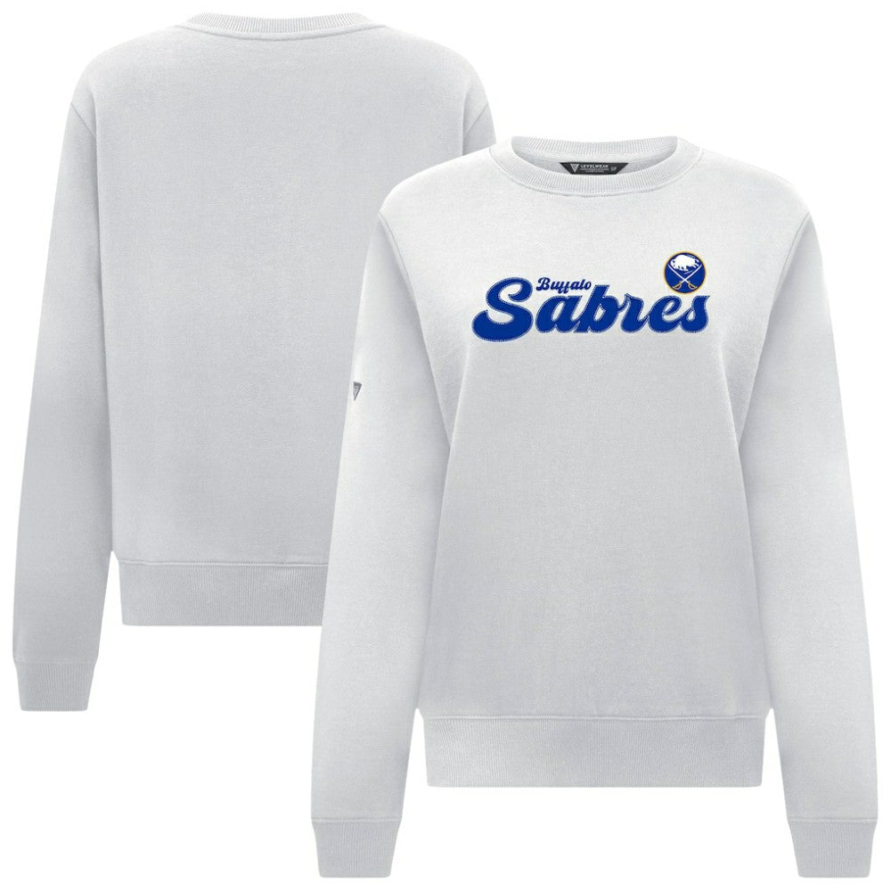 Buffalo Sabres Levelwear Women's Yvette Big Script Tri-Blend Sweatshirt Online