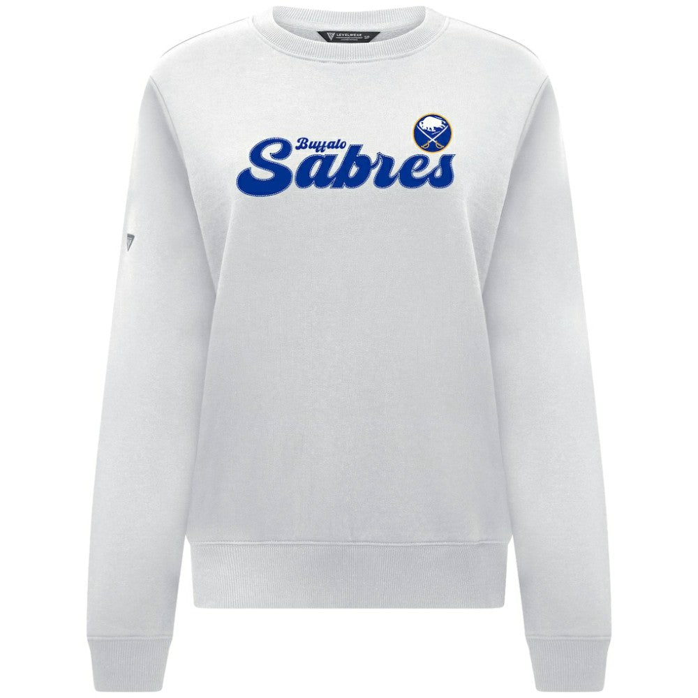 Buffalo Sabres Levelwear Women's Yvette Big Script Tri-Blend Sweatshirt Online