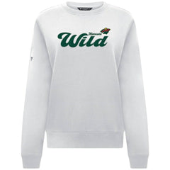 Minnesota Wild Levelwear Women's Yvette Big Script Tri-Blend Sweatshirt Outlet