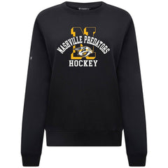 Nashville Predators Levelwear Women's Yvette Limelight Big Letter Sweatshirt Outlet