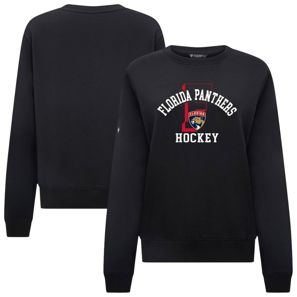Florida Panthers Levelwear Women's Yvette Limelight Big Letter Sweatshirt On Sale