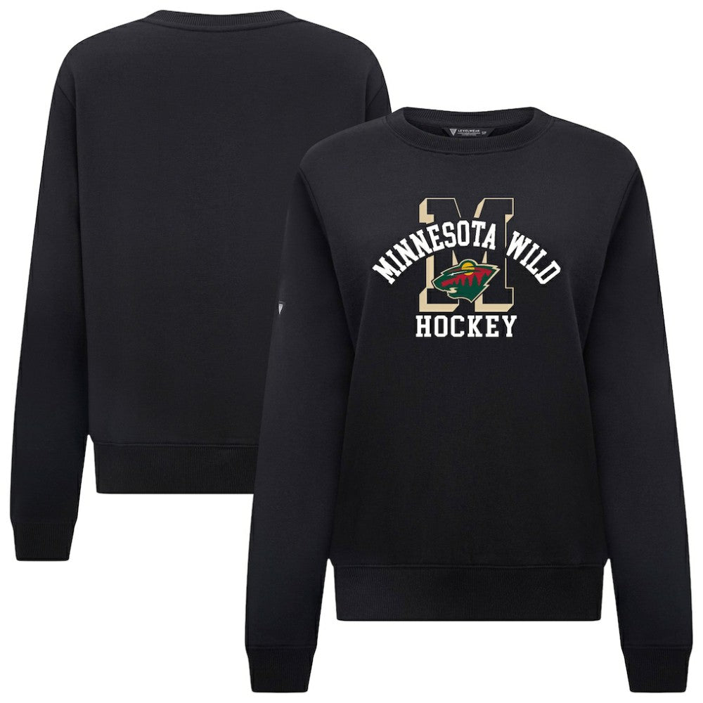 Minnesota Wild Levelwear Women's Yvette Limelight Big Letter Sweatshirt Online