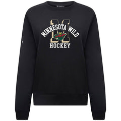 Minnesota Wild Levelwear Women's Yvette Limelight Big Letter Sweatshirt Online