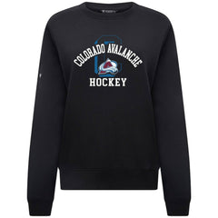 Colorado Avalanche Levelwear Women's Yvette Limelight Big Letter Sweatshirt On Sale