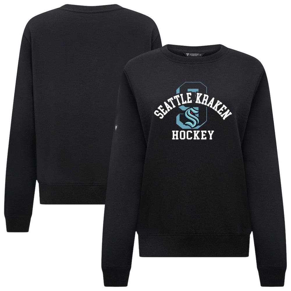 Seattle Kraken Levelwear Women's Yvette Limelight Big Letter Sweatshirt Sale