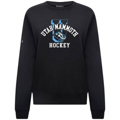Utah Mammoth Levelwear Women's Yvette Limelight Big Letter Sweatshirt For Sale