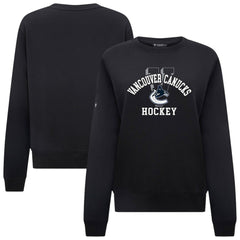 Vancouver Canucks Levelwear Women's Yvette Limelight Big Letter Sweatshirt Sale