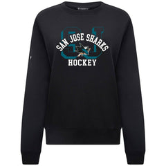 San Jose Sharks Levelwear Women's Yvette Limelight Big Letter Sweatshirt Online