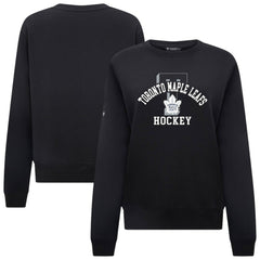 Toronto Maple Leafs Levelwear Women's Yvette Limelight Big Letter Sweatshirt Sale