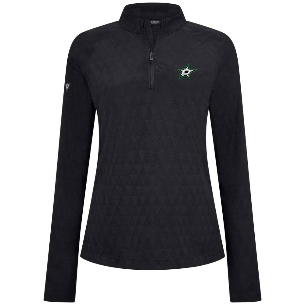 Dallas Stars Levelwear Women's Spike Raglan Quarter-Zip Top Discount