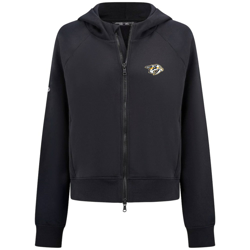 Nashville Predators Levelwear Women's Judd Raglan Full-Zip Hoodie Outlet