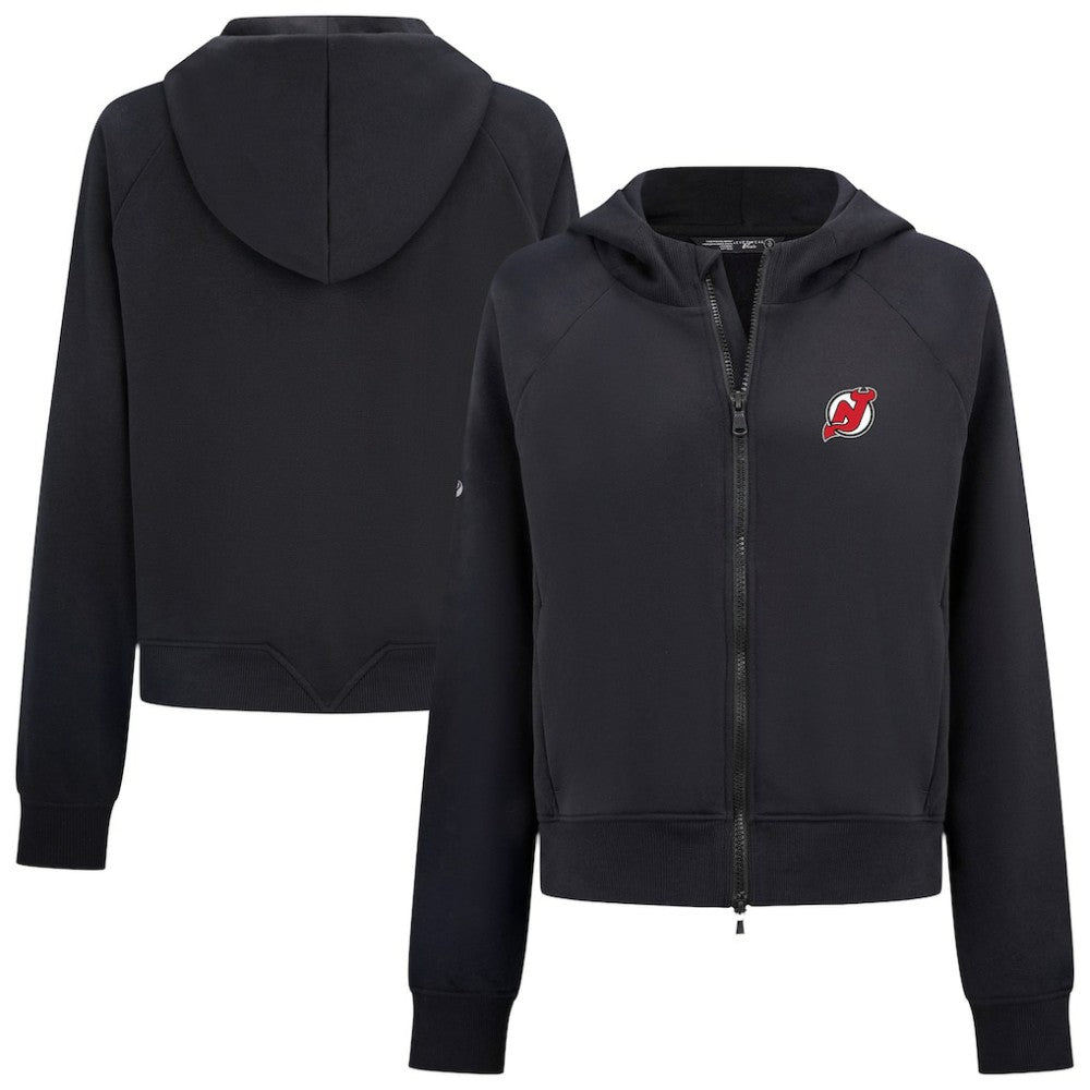 New Jersey Devils Levelwear Women's Judd Raglan Full-Zip Hoodie Outlet