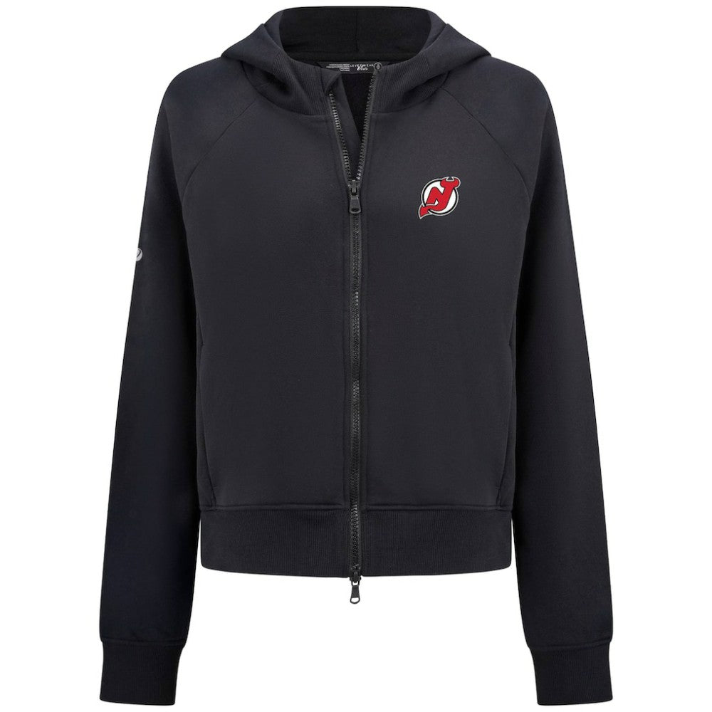 New Jersey Devils Levelwear Women's Judd Raglan Full-Zip Hoodie Outlet
