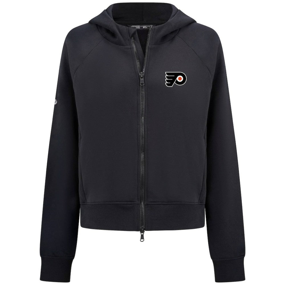 Philadelphia Flyers Levelwear Women's Judd Raglan Full-Zip Hoodie On Sale
