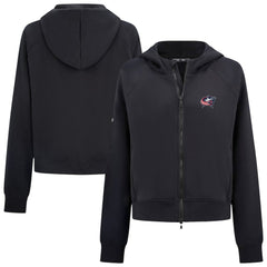 Columbus Blue Jackets Levelwear Women's Judd Raglan Full-Zip Hoodie Sale