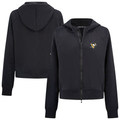 Pittsburgh Penguins Levelwear Women's Judd Raglan Full-Zip Hoodie Discount