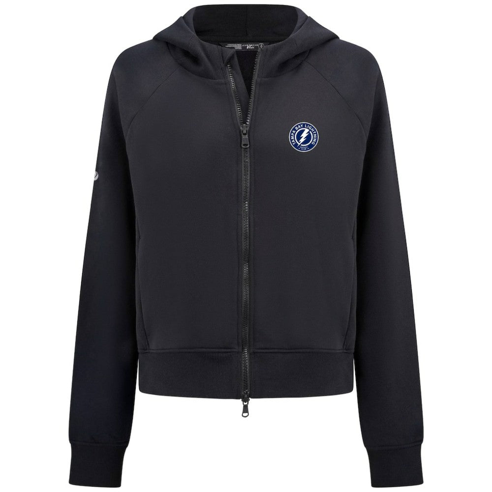 Tampa Bay Lightning Levelwear Women's Judd Raglan Full-Zip Hoodie On Sale