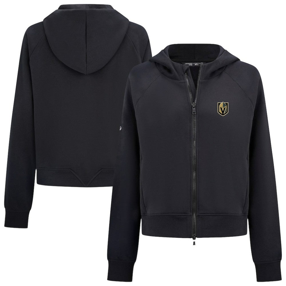 Vegas Golden Knights Levelwear Women's Judd Raglan Full-Zip Hoodie Outlet