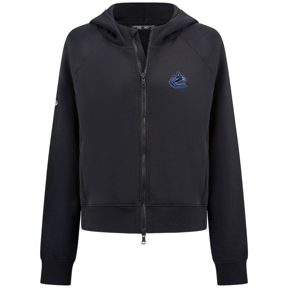Vancouver Canucks Levelwear Women's Judd Raglan Full-Zip Hoodie Discount