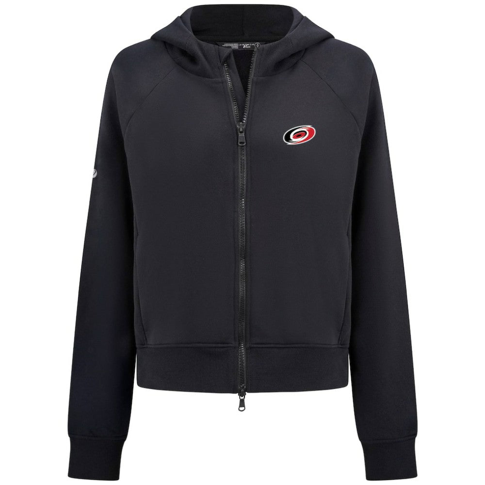 Carolina Hurricanes Levelwear Women's Judd Raglan Full-Zip Hoodie Outlet