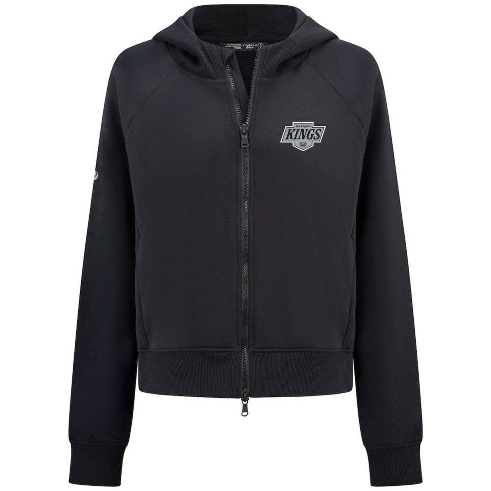 Los Angeles Kings Levelwear Women's Judd Raglan Full-Zip Hoodie On Sale