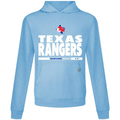 Texas Rangers Levelwear Relay Center Stage Long Sleeve Hooded T-Shirt | MLB Online