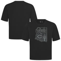 Cincinnati Reds Levelwear Sunrise Luxe Signature Knit T-Shirt | MLB Online