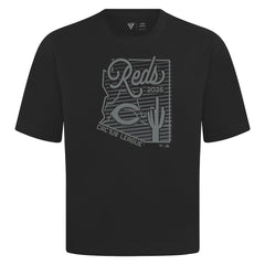 Cincinnati Reds Levelwear Sunrise Luxe Signature Knit T-Shirt | MLB Online