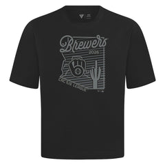 Milwaukee Brewers Levelwear Sunrise Luxe Signature Knit T-Shirt | MLB New