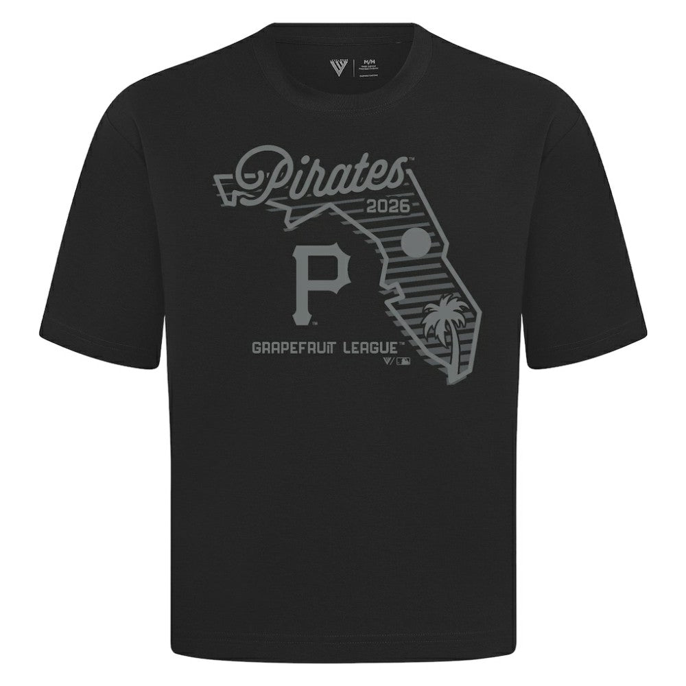 Pittsburgh Pirates Levelwear Sunrise Luxe Signature Knit T-Shirt | MLB New