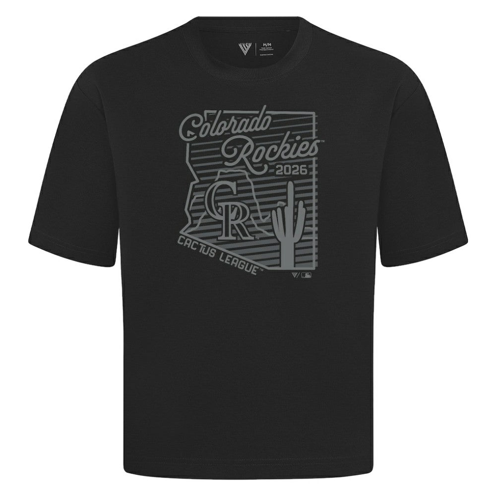 Colorado Rockies Levelwear Sunrise Luxe Signature Knit T-Shirt | MLB Online